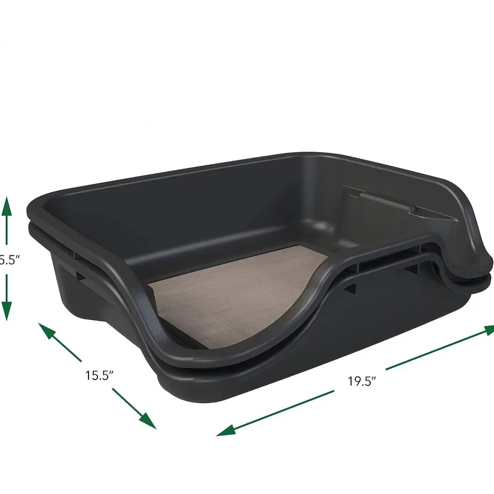 Trim Bin Tray ถาดทริม ทริมใบ ทริมดอก วางมือได้ ตะแกรง 150 ไมครอน ถาดทริมทรงเข้ารูปมือ สีดำ - Image 2