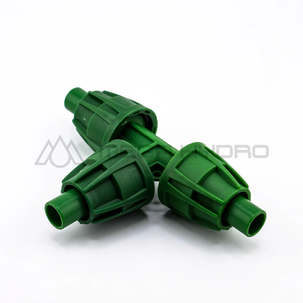 ข้อต่อ 3 ทางระบบน้ำหยด 16-17mm Micro Drip TEE Pipe Fitting ข้อต่อท่อ PE แข็งแรง ทนทาน ติดตั้งง่าย - Image 3