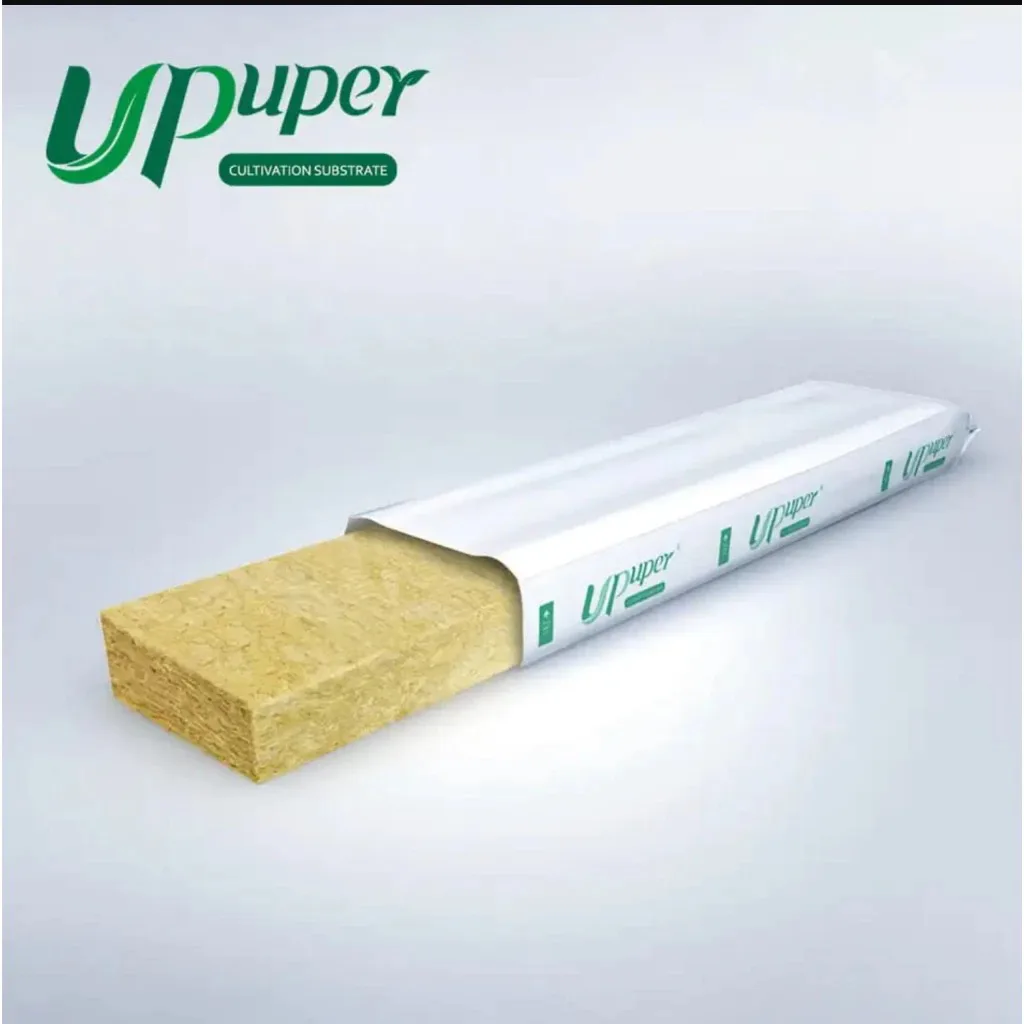 Rockwool Slab ขนาด 100cm ร็อควูล UPuper สูง8cm. ใยหินปลูกต้นไม้ ไฮโดรโปนิกส์ รากเดินไวโตเร็ว - Image 3