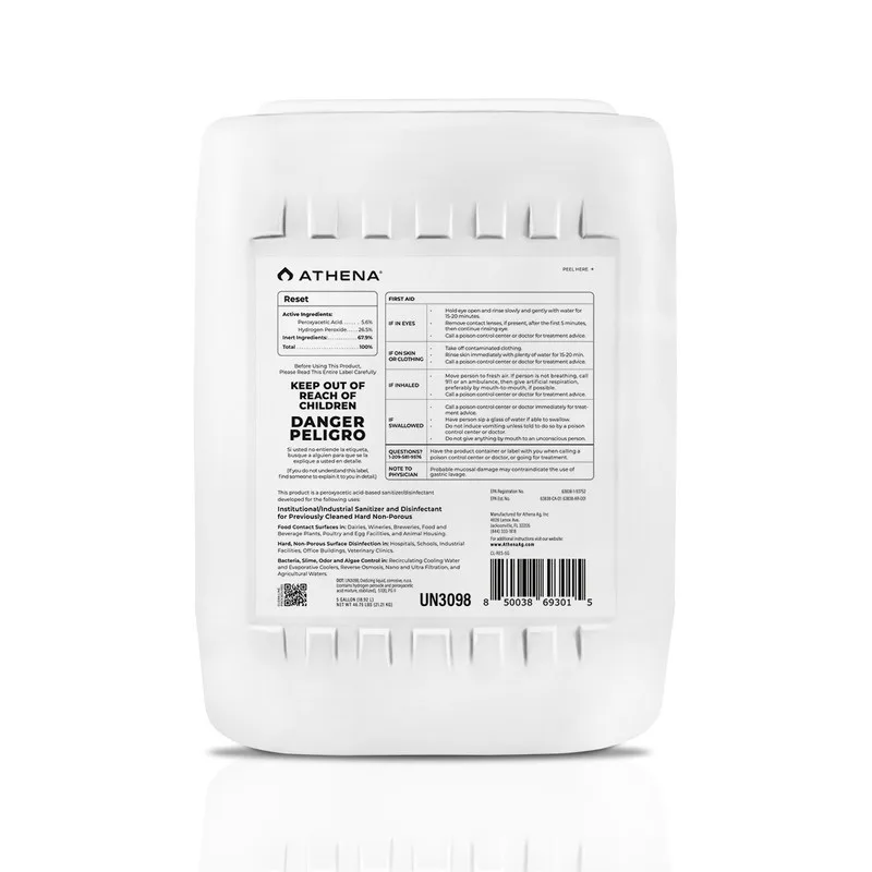 Athena Reset ของแท้ 100% พร้อมส่ง ขนาด 5 แกลลอน 18.9 L น้ำยาทำความสะอาด น้ำยาฆ่าเชื้อเชื้อราโรงปลูก - Image 3