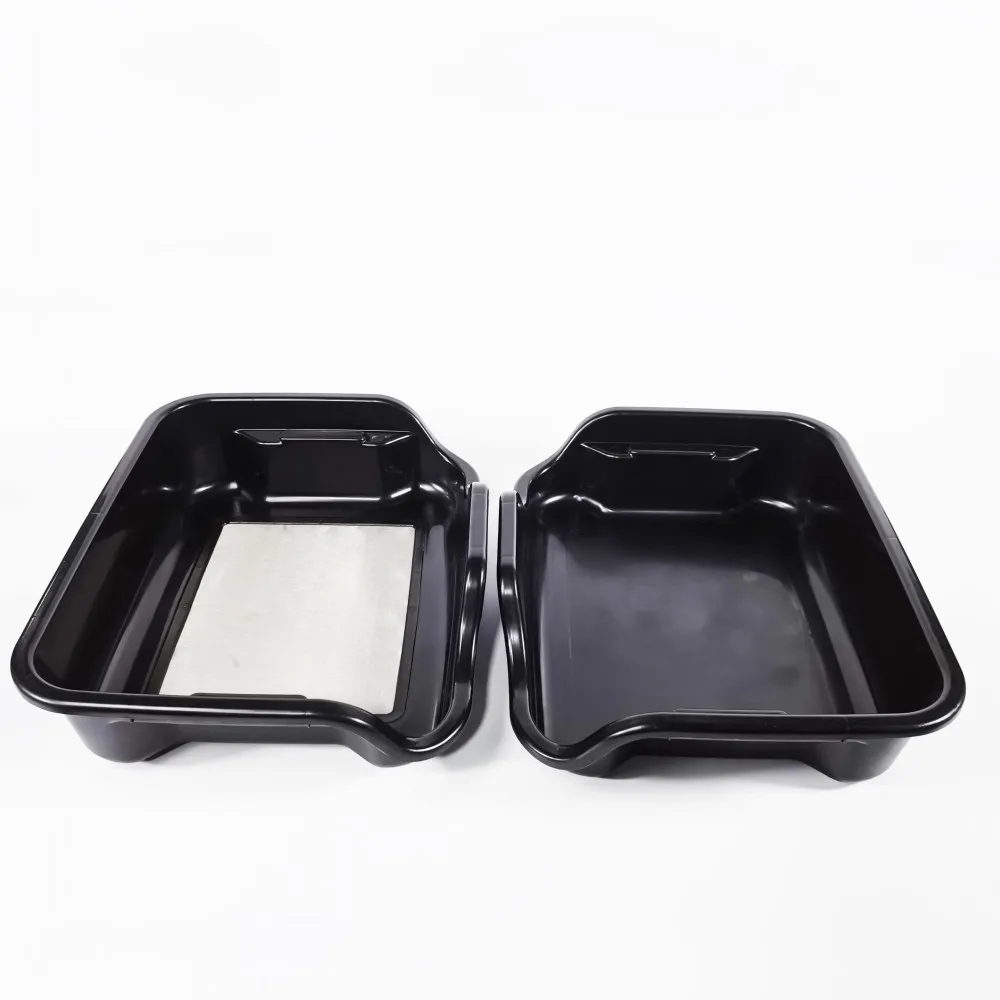 Trim Bin Tray ถาดทริม ทริมใบ ทริมดอก วางมือได้ ตะแกรง 150 ไมครอน ถาดทริมทรงเข้ารูปมือ สีดำ - Image 3