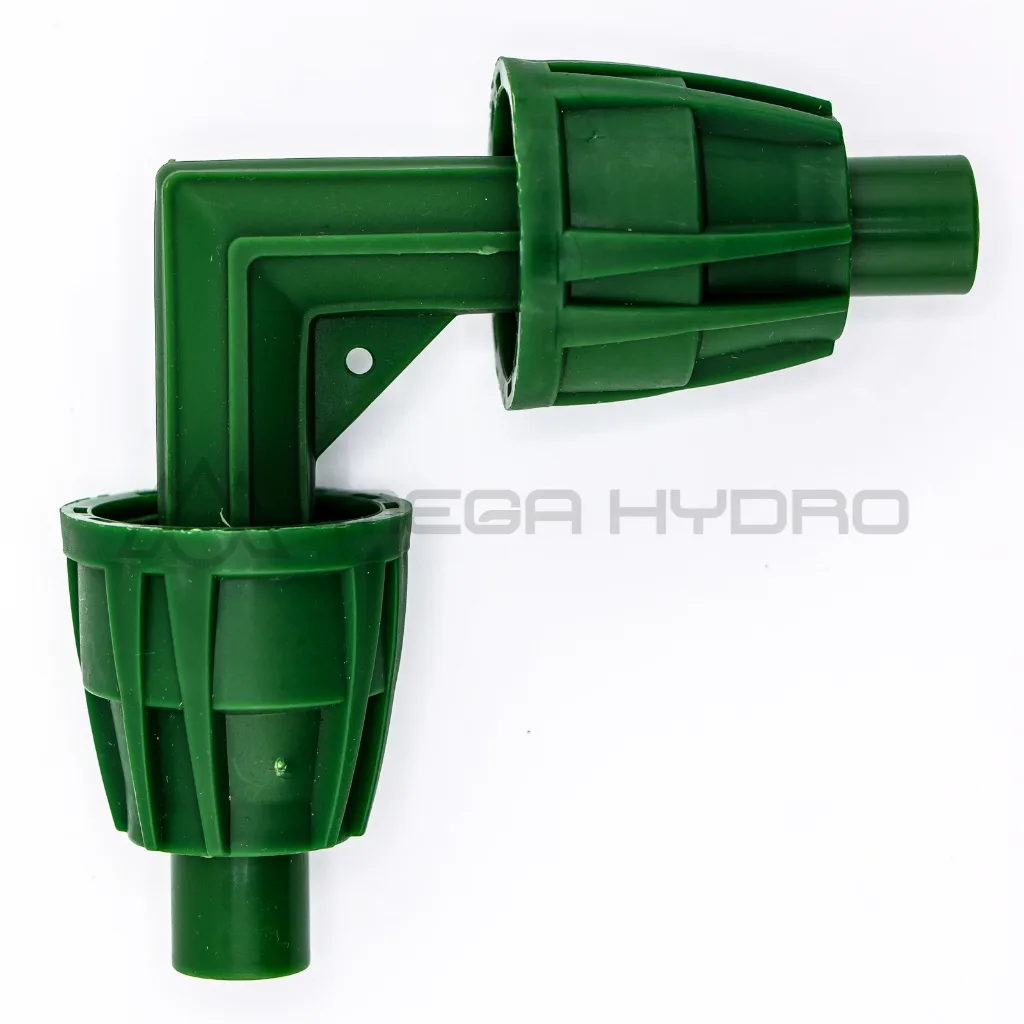 ข้องอ 2 ทาง 90° 16-17mm Micro Drip Pipe Fitting Irrigation ELBOW Pipe ข้อต่อท่อ PE ระบบน้ำหยด ทนทาน - Image 3