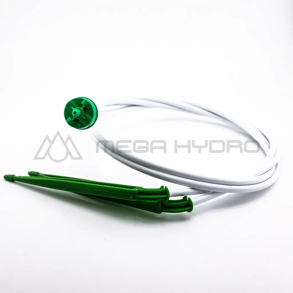 2 Ways Micro Dripper Stake Set สายรดน้ำหยด 2 ทาง ขนาด 36 นิ้ว (91.44 cm) ควบคุมอัตราการไหล 2L/H - Image 4