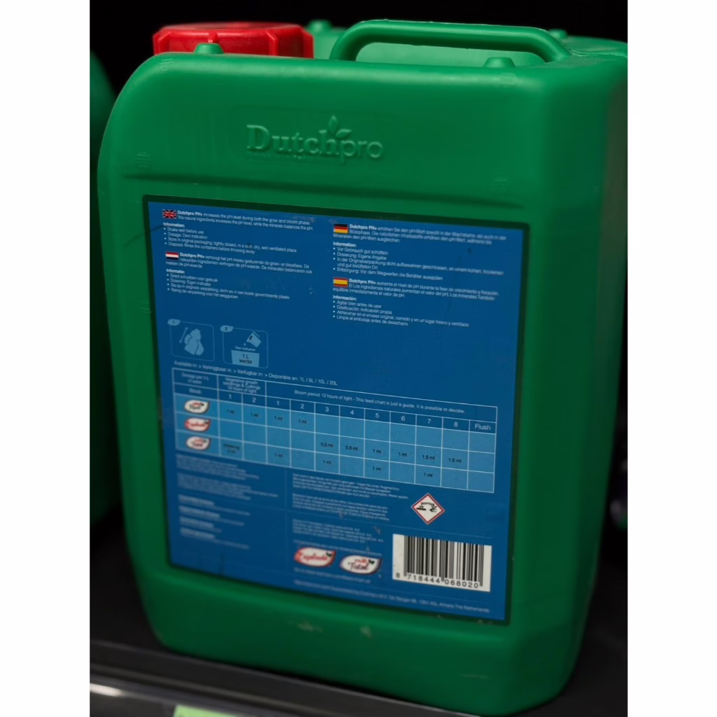 PH+ (พีเอช+) 5L ปรับค่า PH ดินและน้ำ ใช้ได้ทั้งทำต้น ทำใบ และทำดอก - Image 3